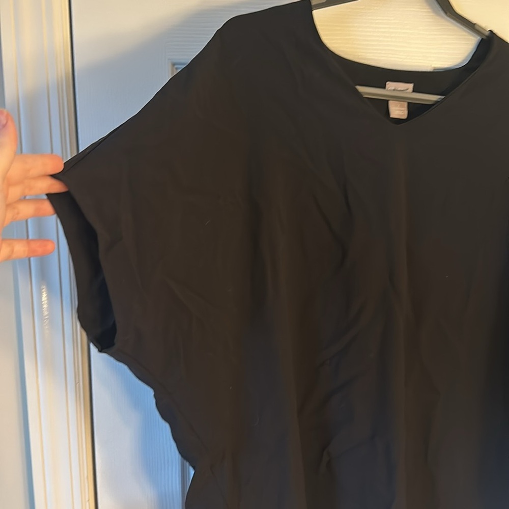 Chico’s oversized black dress